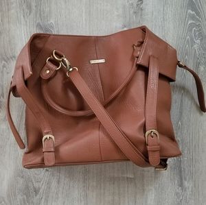 NEW Leather Diaper Bag